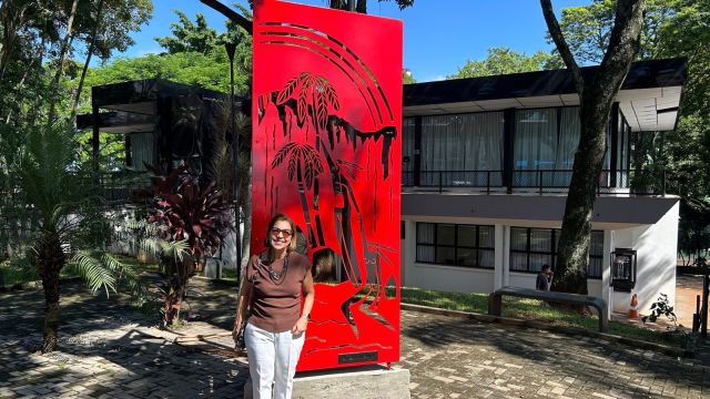 Estação Cultural Haroldo Alvarenga recebe nova escultura em homenagem ao artista
