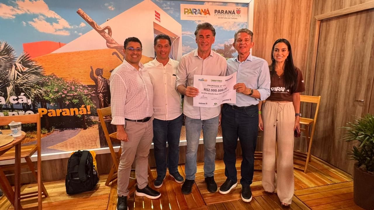 Durante visita ao Show Rural Coopavel, Foz do Iguaçu garante repasse de R$ 2 milhões para obra de revitalização