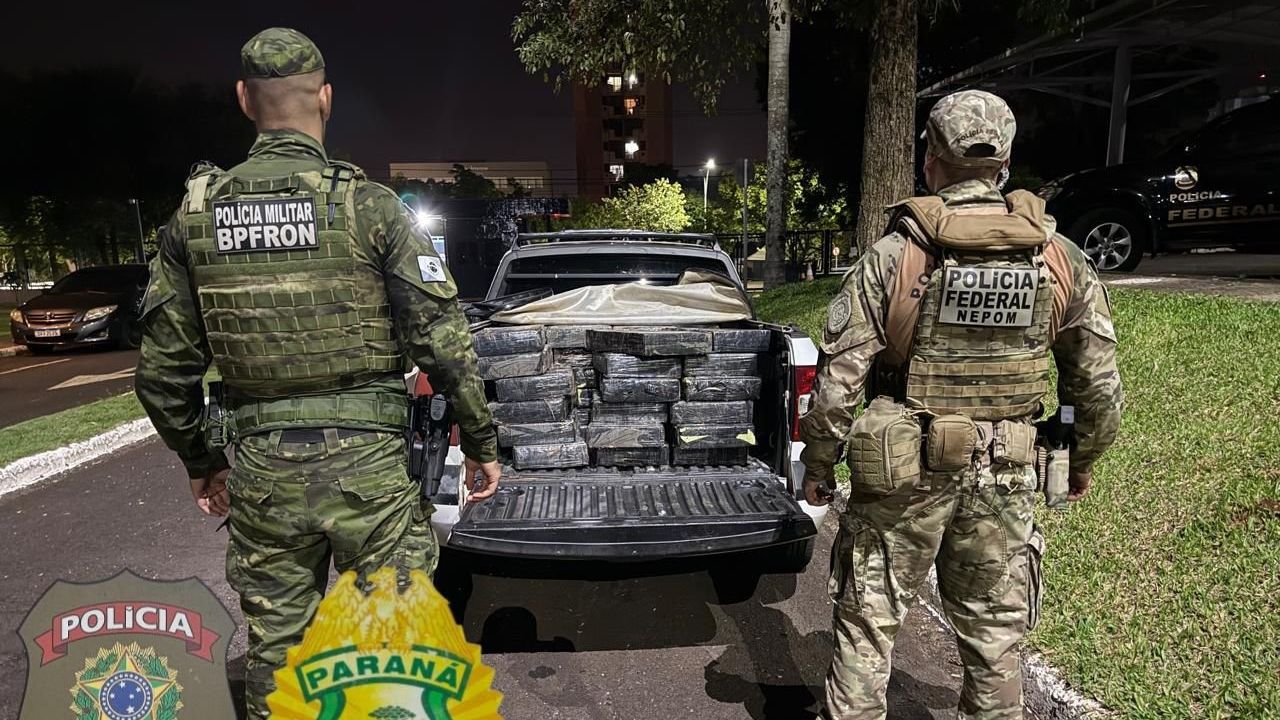 Mais de meia tonelada de maconha é apreendida em Foz do Iguaçu e gera prejuízo milionário ao tráfico