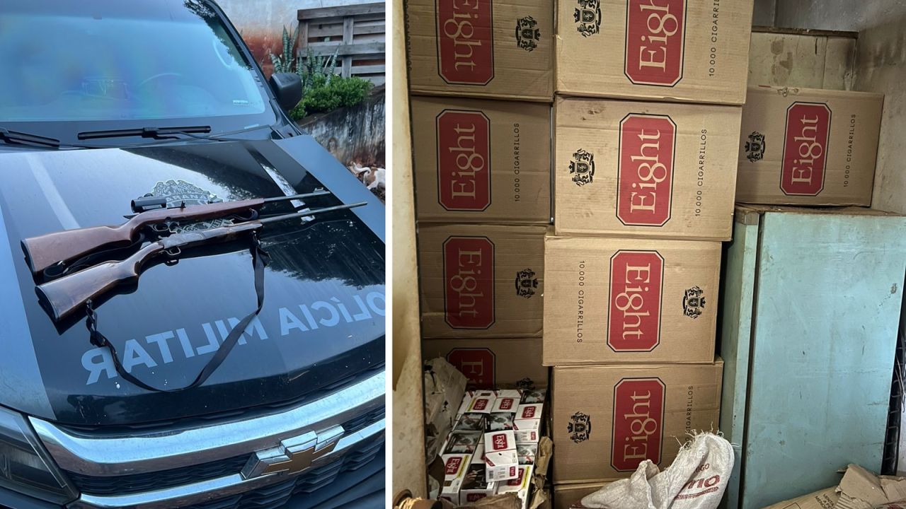 Quase uma tonelada de maconha é encontrada em depósito de cereais no Oeste do Paraná